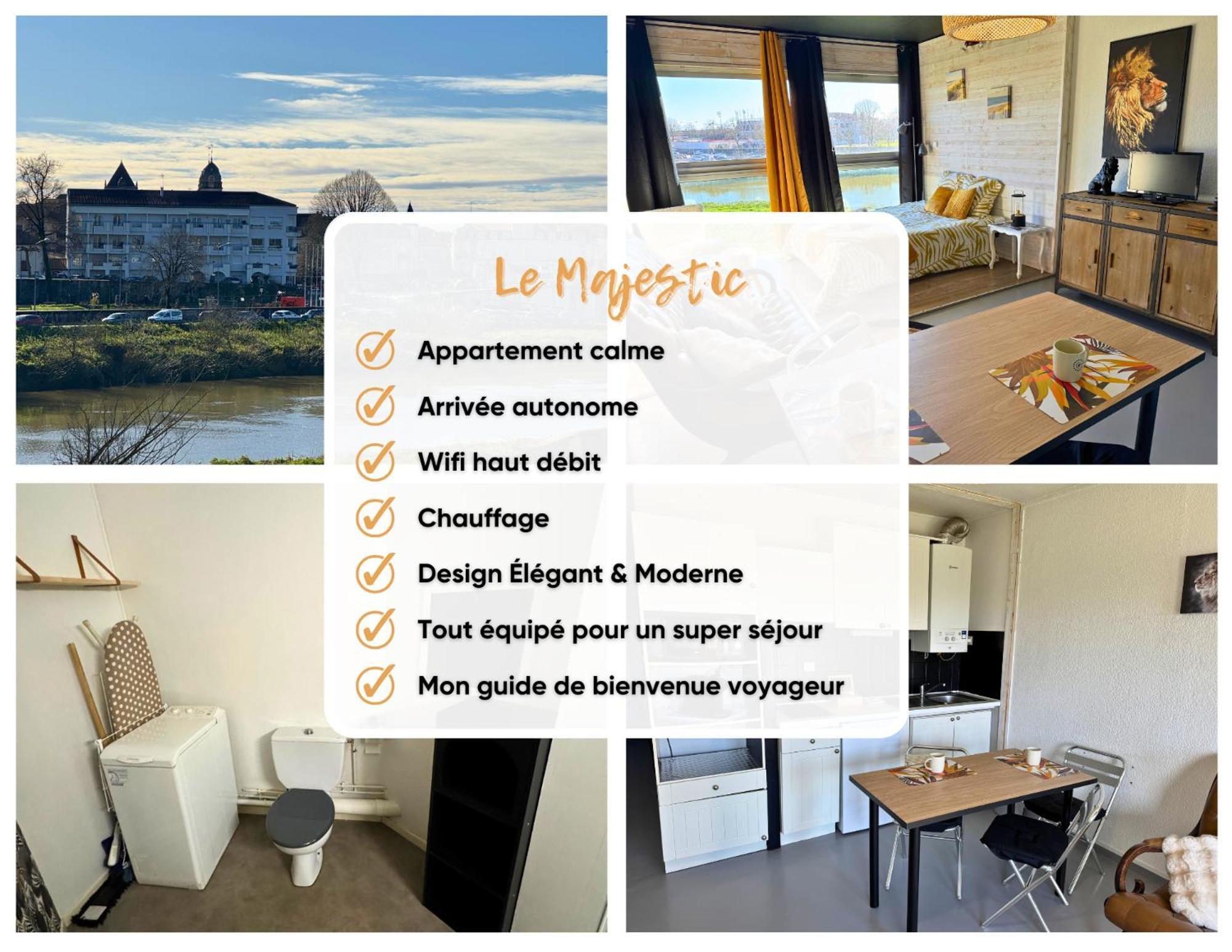 Apartamento Majestic - Wifi - Parking - Vue Dax Exterior foto